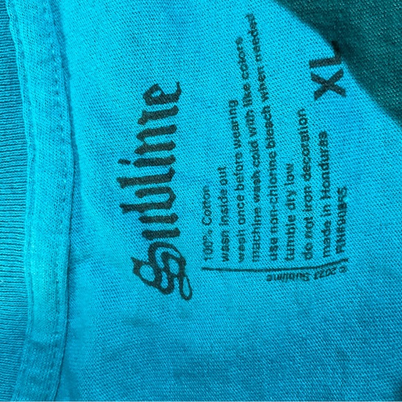 2023 Sublime Blue Sun Graphic T-Shirt - Picture 3 of 10